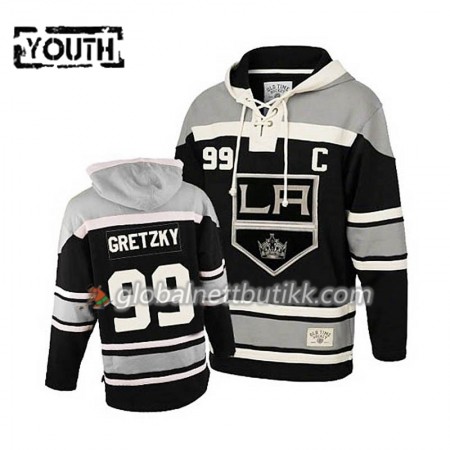 Los Angeles Kings Wayne Gretzky 99 Svart Sawyer Hooded Sweatshirt - Barn